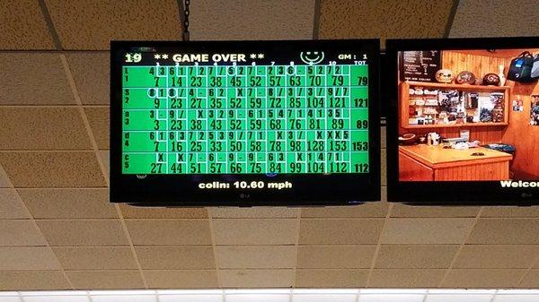 Dad beat us all. I loved the mph announcement after every bowl.