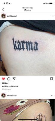 keith's lettering!!