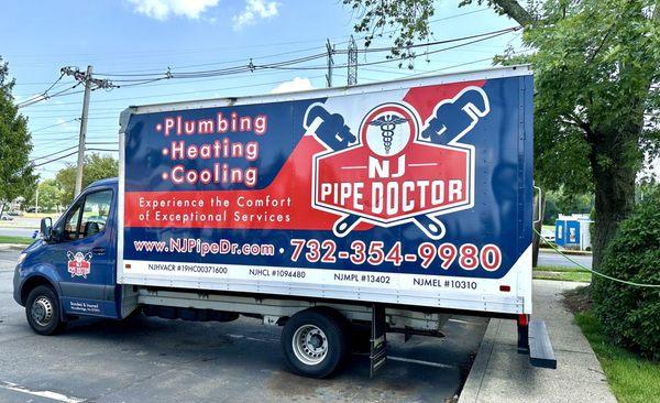 Luis's Box truck NJ Pipe Doctor.