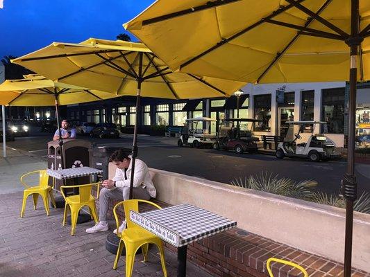 outdoor seating