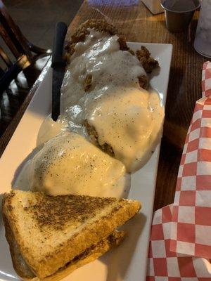 Chicken fried steak dinner