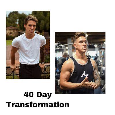 Model / Singer 40 day transformation