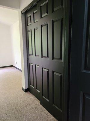 all interior doors, closet doors, interior of exteriors doors!