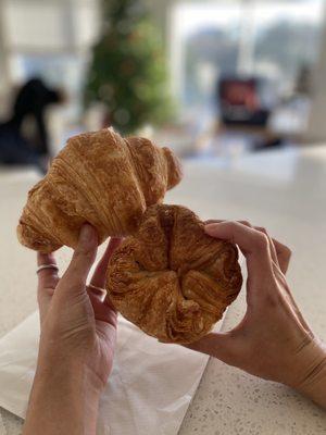 Croissant and kouign amann