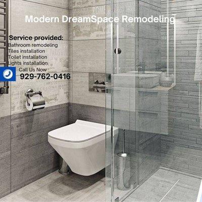 Bathroom remodeling and tiles installation