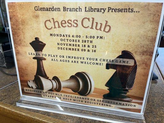 Chess club!