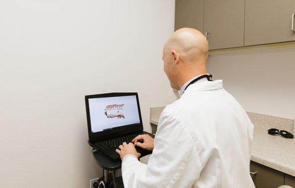 We have digital scanning technology and digital xrays.