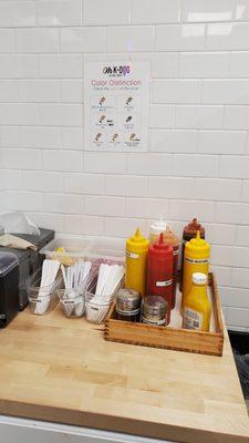 Condiments Station (March 2023)