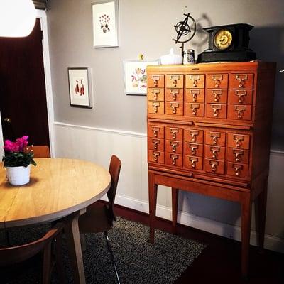 Extremely friendly, professional, careful movers -- Darryl and Robert and Sammy (?) moved this solid maple card catalog for me!