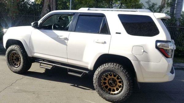 2016 Toyota 4Runner on NV wheels from METHOD WHEELS in Bronze w/black lip,  LT285/70R17 BFGOODRICH All Terrain's and a 2.5" Readylift kit