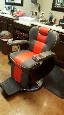 Amazing new barber chairs at Crisp Cuts & Styles stop in and check them out!