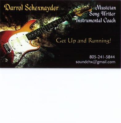 Musician, Song Writer, Instrumental Coach... Get Up and Running!