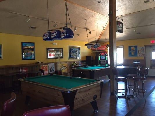 Pool tables- Free pool on Sunday's