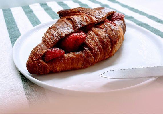 Strawberry Croissant