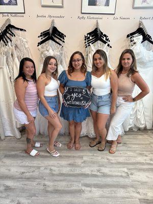 Said yes to the dress!