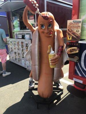 Hot dog man