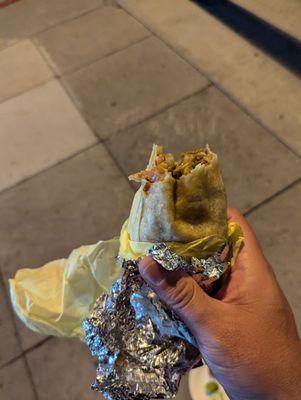 Carne asada burrito