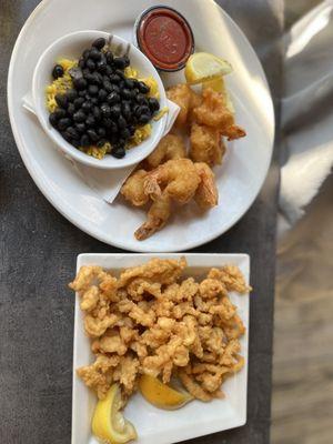 Fried Shrimp and clam strips