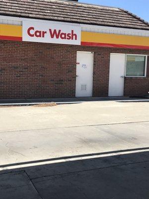 Car wash. But was closed due to maintenance being done on it at the time