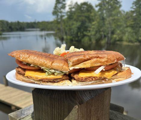 A crabmeat poyboy special from a few weeks ago. Each week there is somthing new!