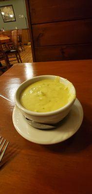 Cup of Broccoli cheddar soup