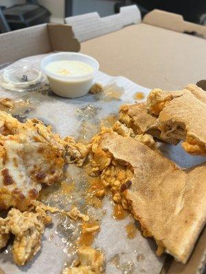 Buffalo chicken calzone?