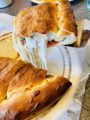 Calzone- Cheesy & Delicious!