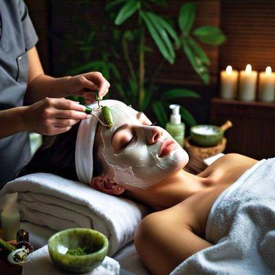 Headspa and Facial combo with Stella 75-min package