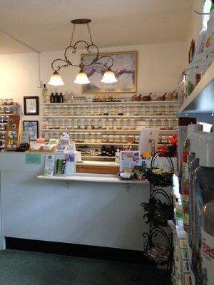 Our apothecary is also known as a "dispensary". You buy as few or as many of our herbs and supplements as you like!