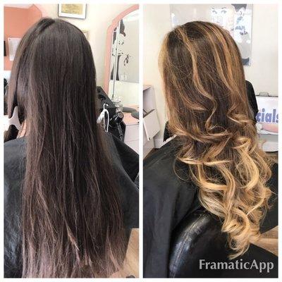 Balayage ombre