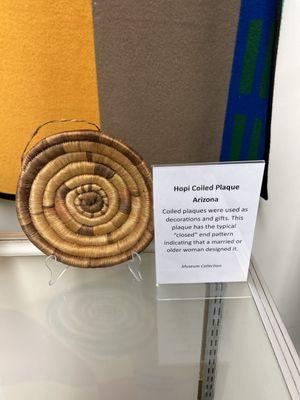 Hopi Coiled Plaque