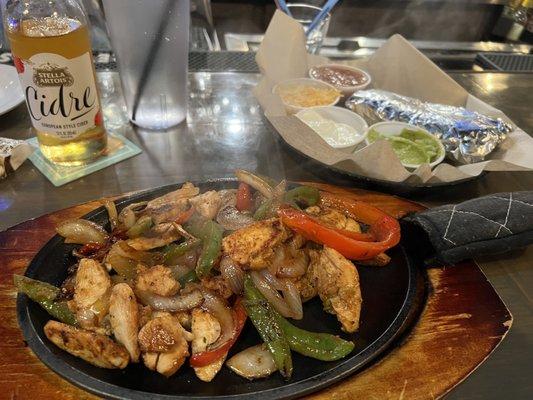 Sizzling Chicken Fajitas