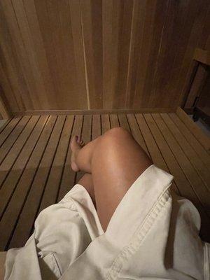 Sauna, clean and perfectly hot