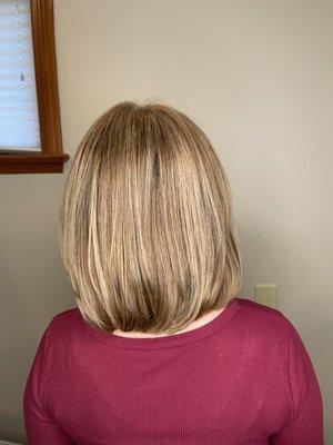 Long layered short hair