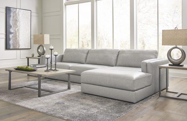 Clean lines and a sleek look for this sectional