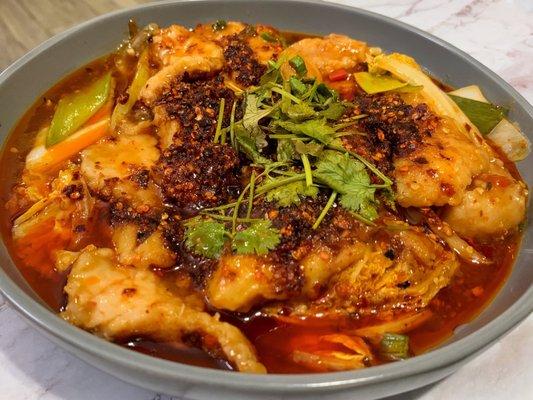 Sichuan Style Boiled Fish