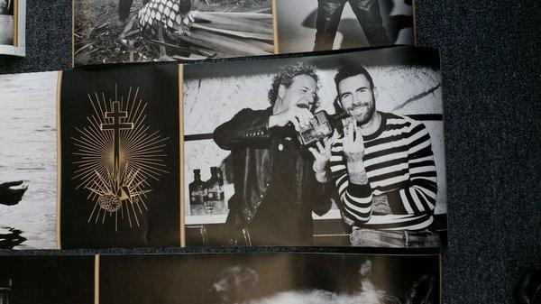 Adam Levine and Sammy  Hagar Banner for Santo Mezquila