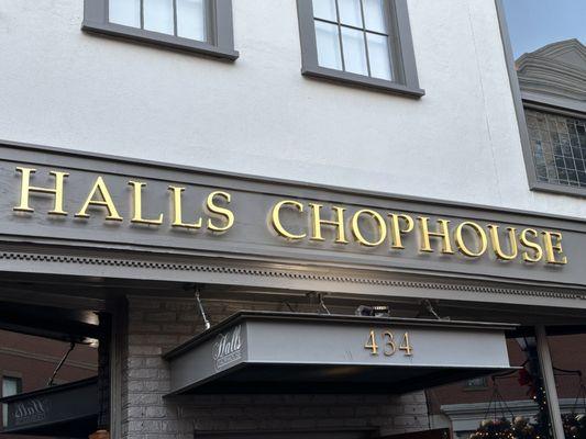 Halls Chophouse, Charleston, SC.