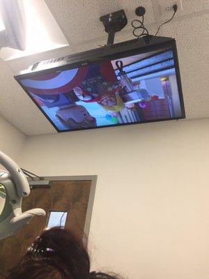 My son looked forward to watching the Lego movies on Netflix during his dental work! He didn't even notice when his tooth was pulled!