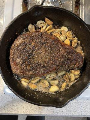 The ribeye