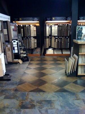 So many choices for tile, granite, and quartz!