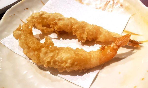 Shrimp tempura extra add-on ($3.50 for 2)