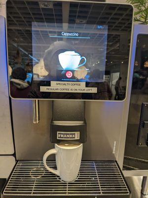 Cappuccino machine at Ikea