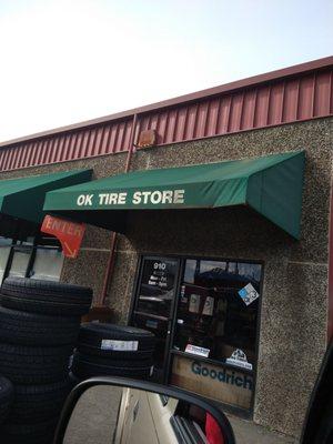 Ok tires store .