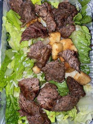 Steak Tips Caesar Salad