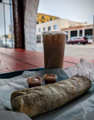 The Original Burrito with Horchata