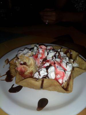 Fried ice cream