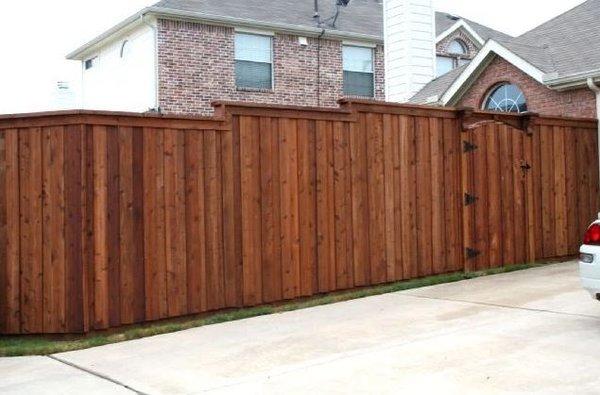 Custom cedar fencing