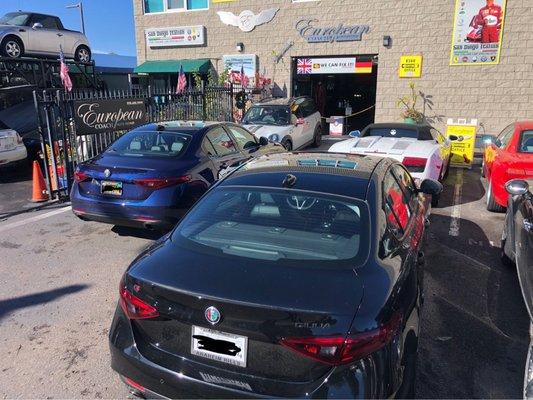 Alfa Romeo giulia oil changes and services