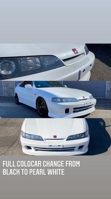 Integra full color change and JDM front end conversion